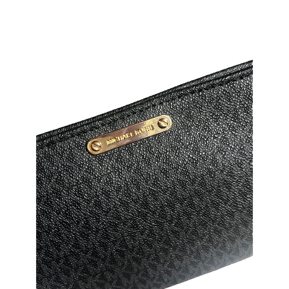 NWT Michael Kors Black S /M Signature Belt Bag - Picture 2 of 9